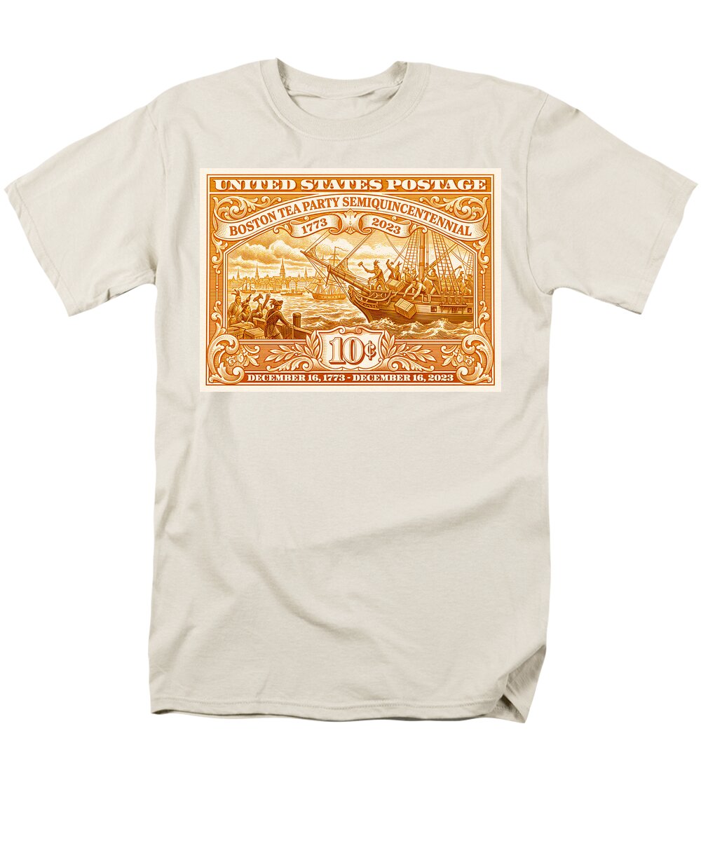 Boston Tea Party 10c 1 - Men's T-Shirt  (Regular Fit)