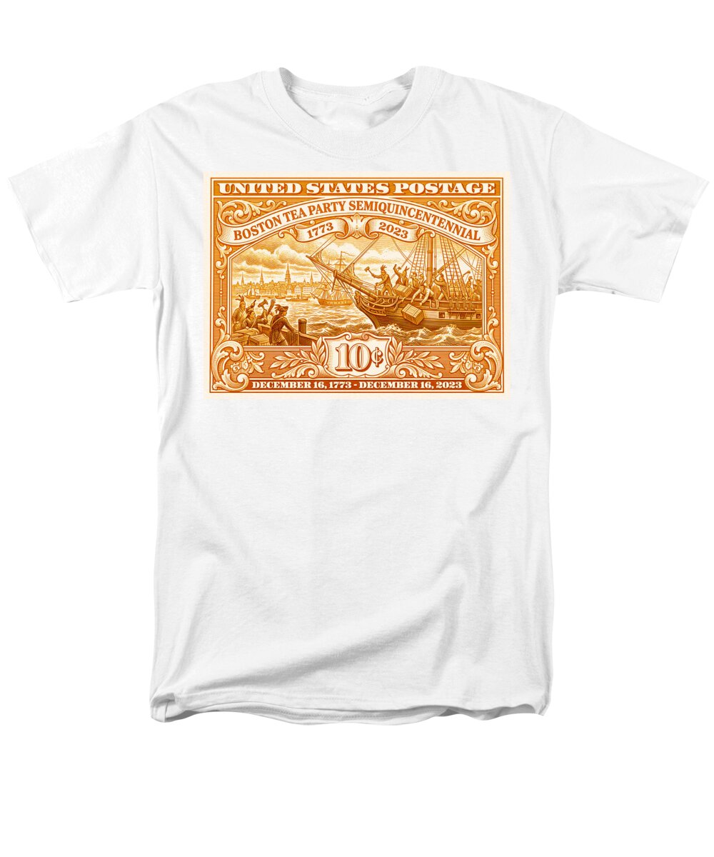 Boston Tea Party 10c 1 - Men's T-Shirt  (Regular Fit)