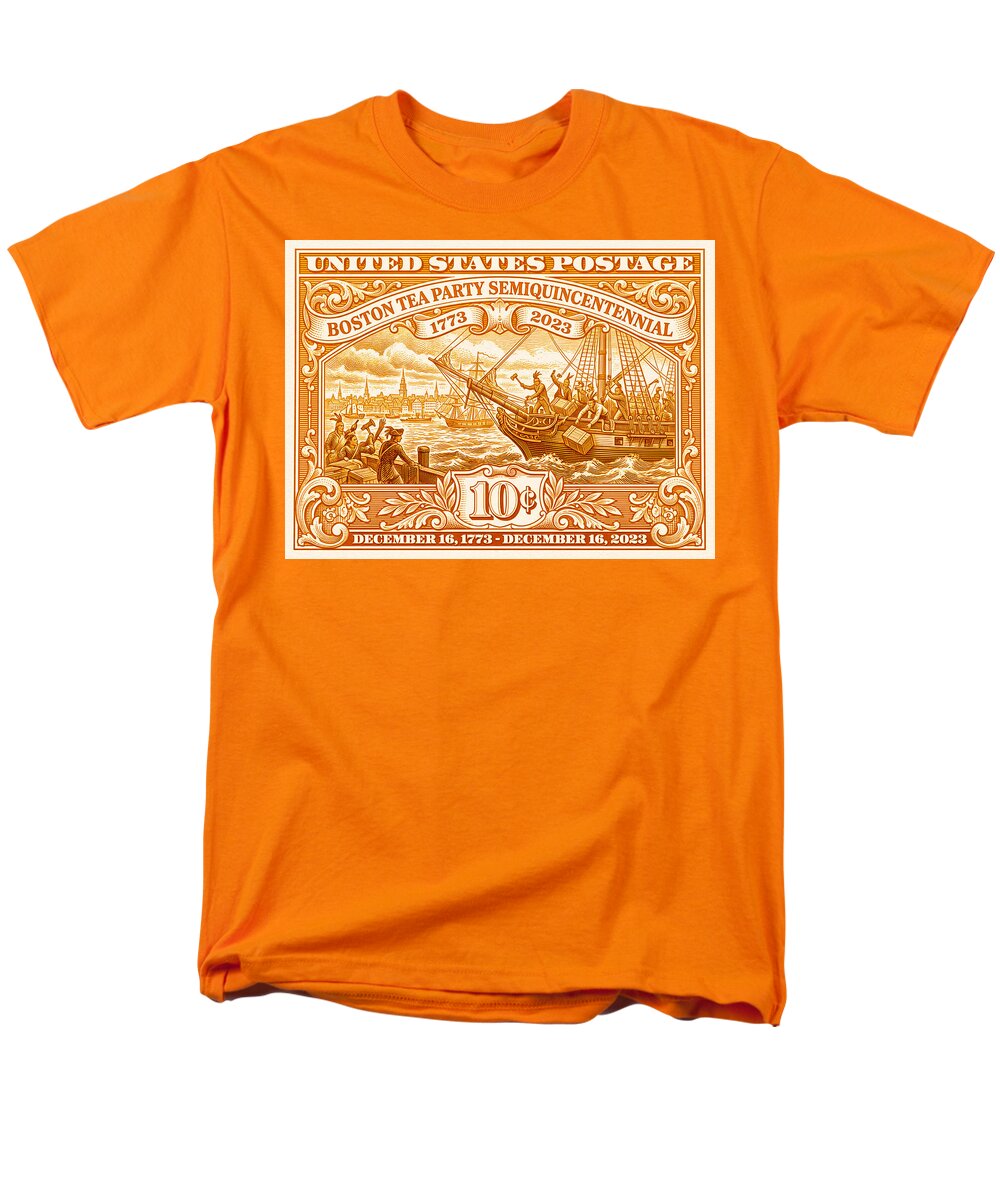 Boston Tea Party 10c 1 - Men's T-Shirt  (Regular Fit)