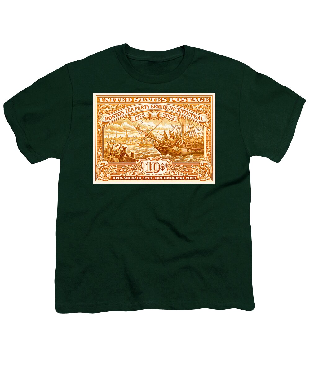 Boston Tea Party 10c 1 - Youth T-Shirt