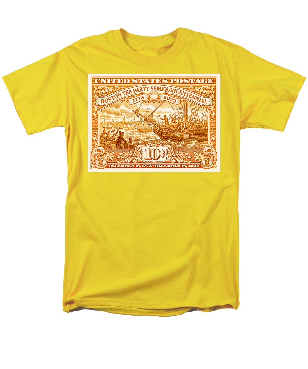 Boston Tea Party 10c 1 - Men's T-Shirt  (Regular Fit)