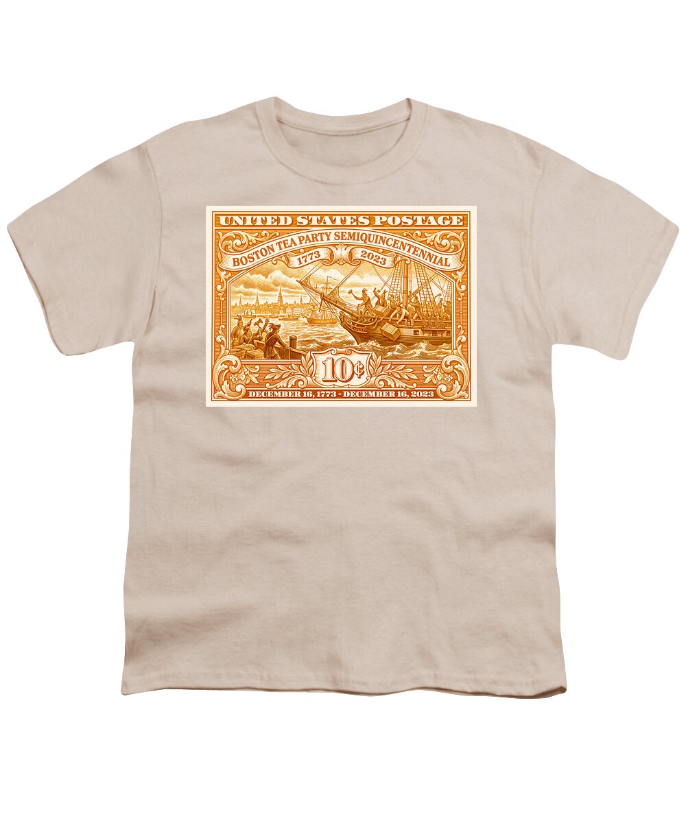 Boston Tea Party 10c 1 - Youth T-Shirt