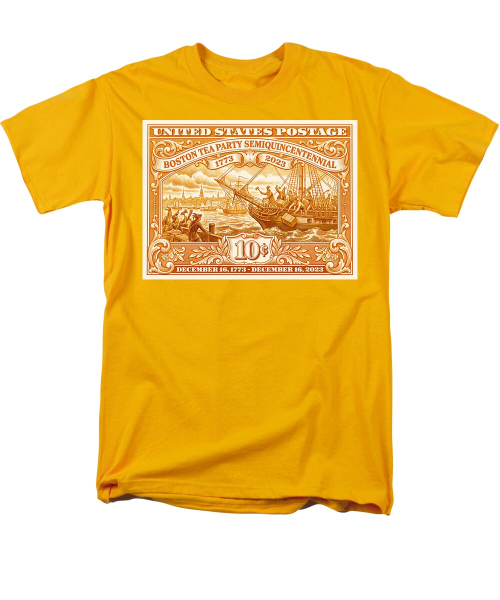 Boston Tea Party 10c 1 - Men's T-Shirt  (Regular Fit)