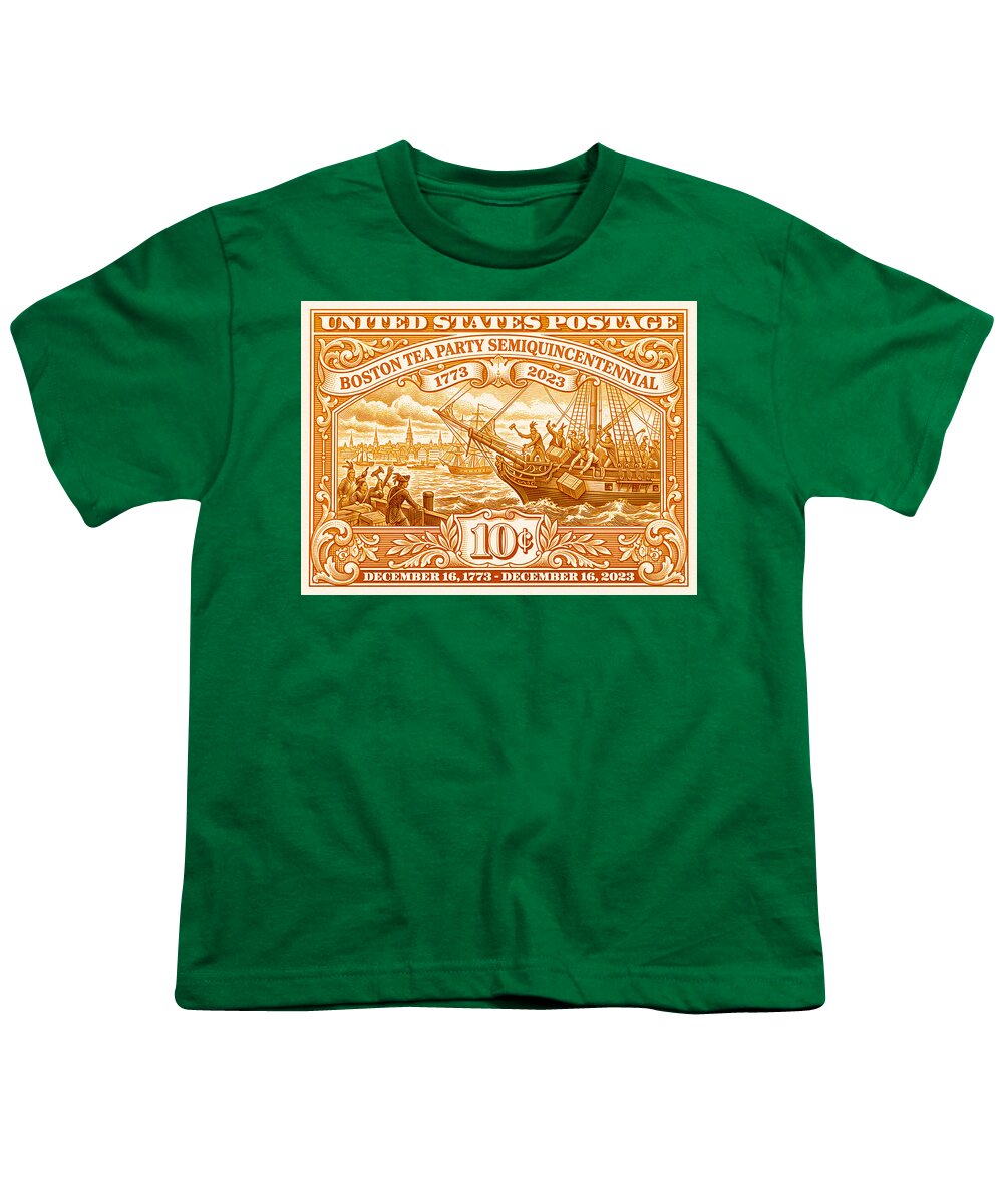 Boston Tea Party 10c 1 - Youth T-Shirt