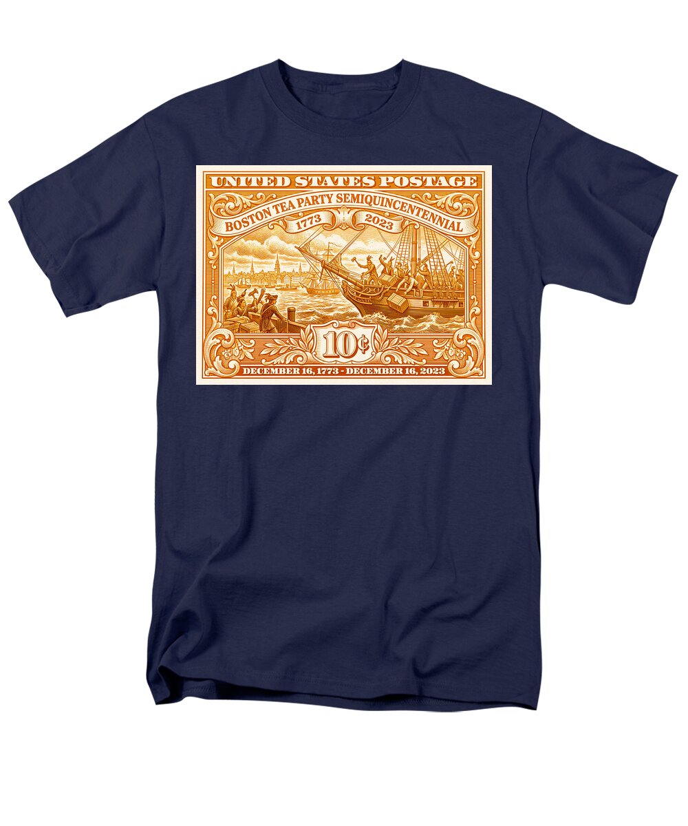 Boston Tea Party 10c 1 - Men's T-Shirt  (Regular Fit)