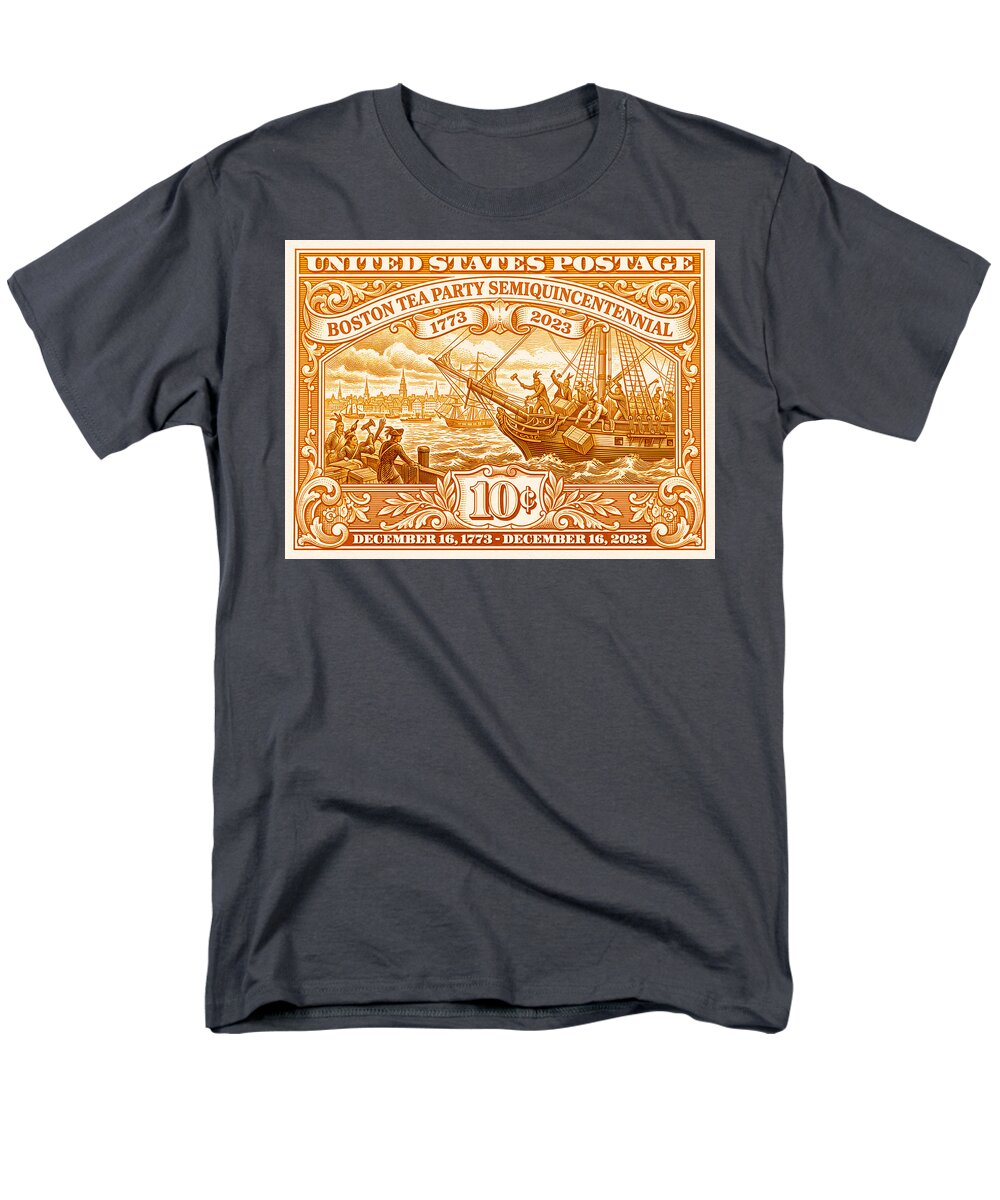 Boston Tea Party 10c 1 - Men's T-Shirt  (Regular Fit)