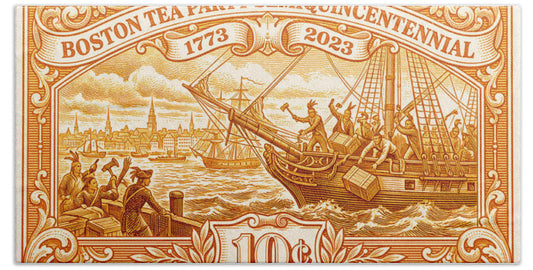 Boston Tea Party 10c 1 - Bath Towel