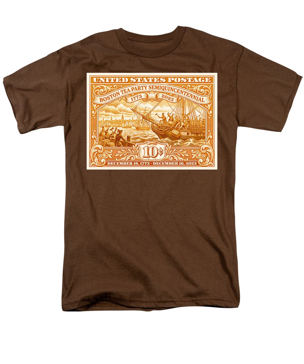 Boston Tea Party 10c 1 - Men's T-Shirt  (Regular Fit)