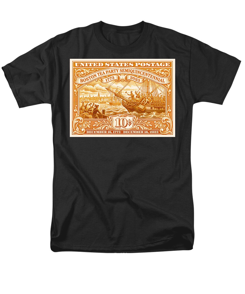 Boston Tea Party 10c 1 - Men's T-Shirt  (Regular Fit)