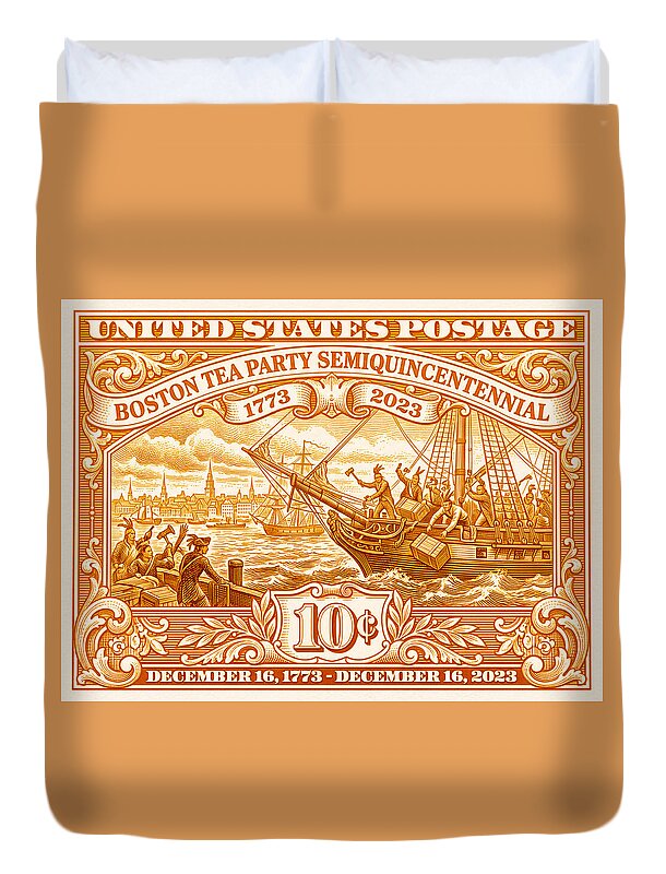 Boston Tea Party 10c 1 - Duvet Cover