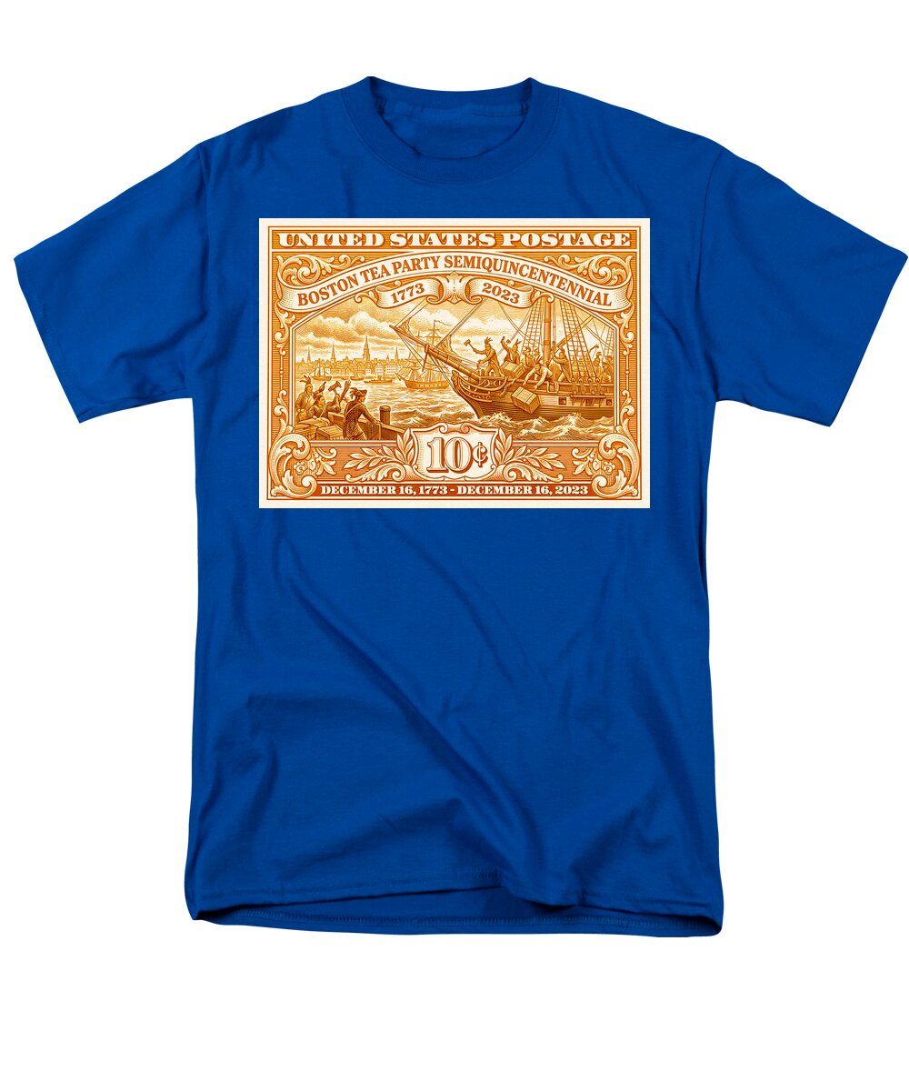 Boston Tea Party 10c 1 - Men's T-Shirt  (Regular Fit)