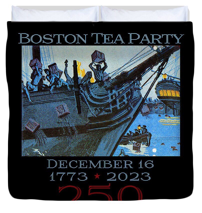Boston Tea Party 250 1 - Duvet Cover