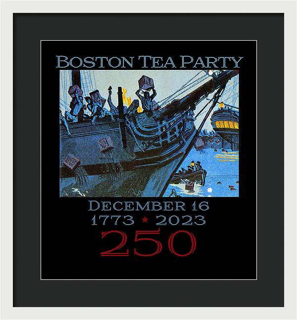 Boston Tea Party 250 1 - Framed Print