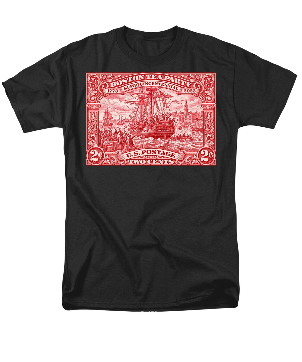 Boston Tea Party 2c 1 - Men's T-Shirt  (Regular Fit)