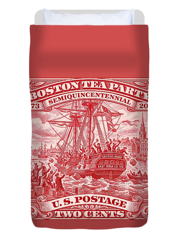 Boston Tea Party 2c 1 - Duvet Cover