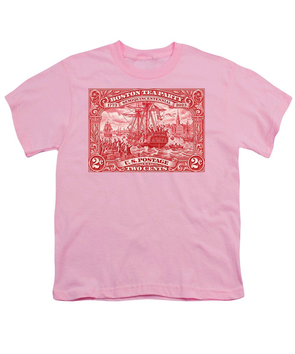 Boston Tea Party 2c 1 - Youth T-Shirt