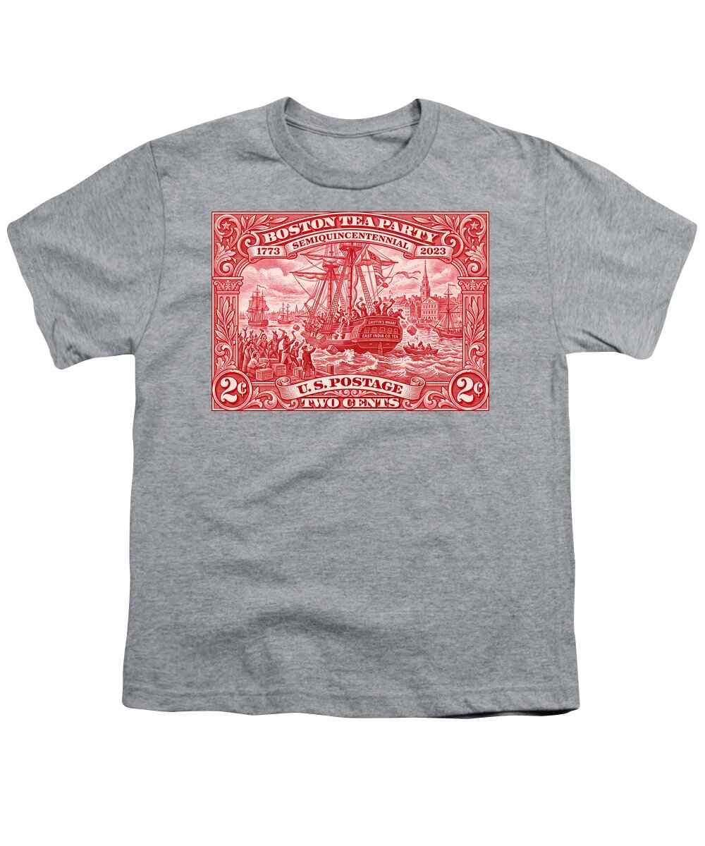 Boston Tea Party 2c 1 - Youth T-Shirt