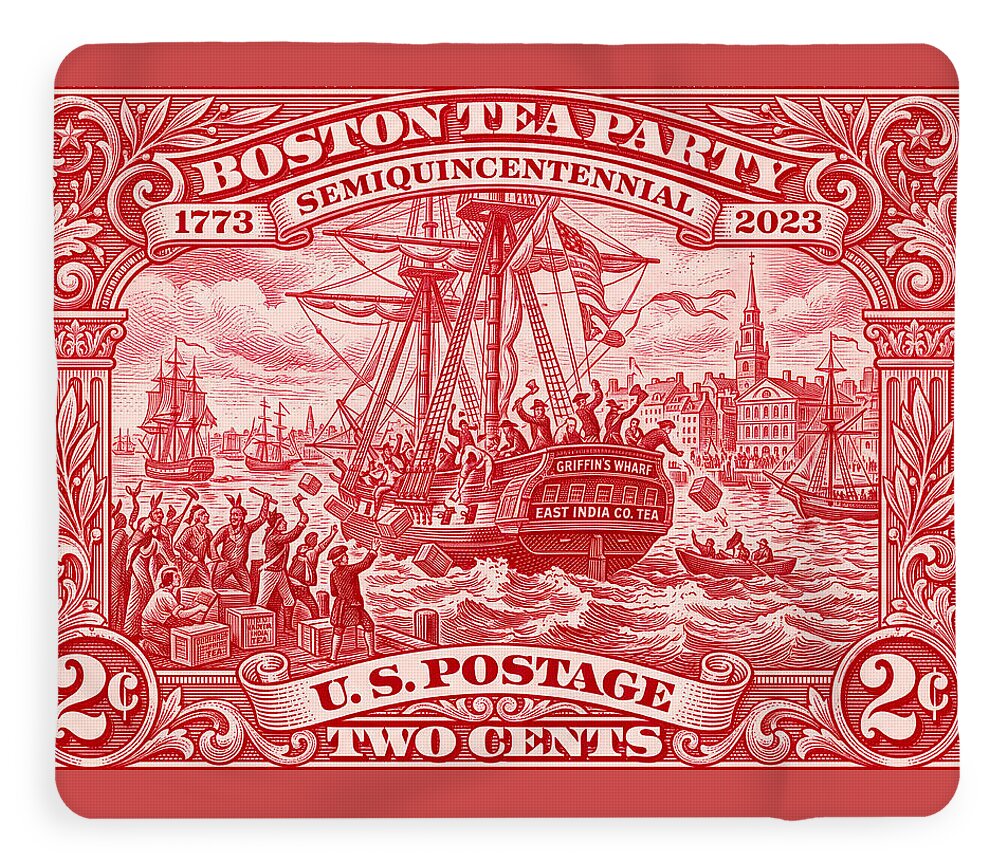 Boston Tea Party 2c 1 - Blanket