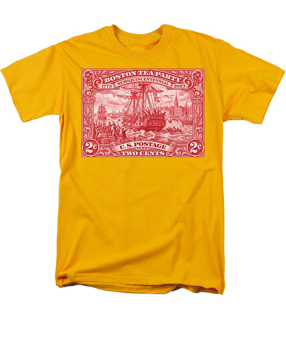 Boston Tea Party 2c 1 - Men's T-Shirt  (Regular Fit)