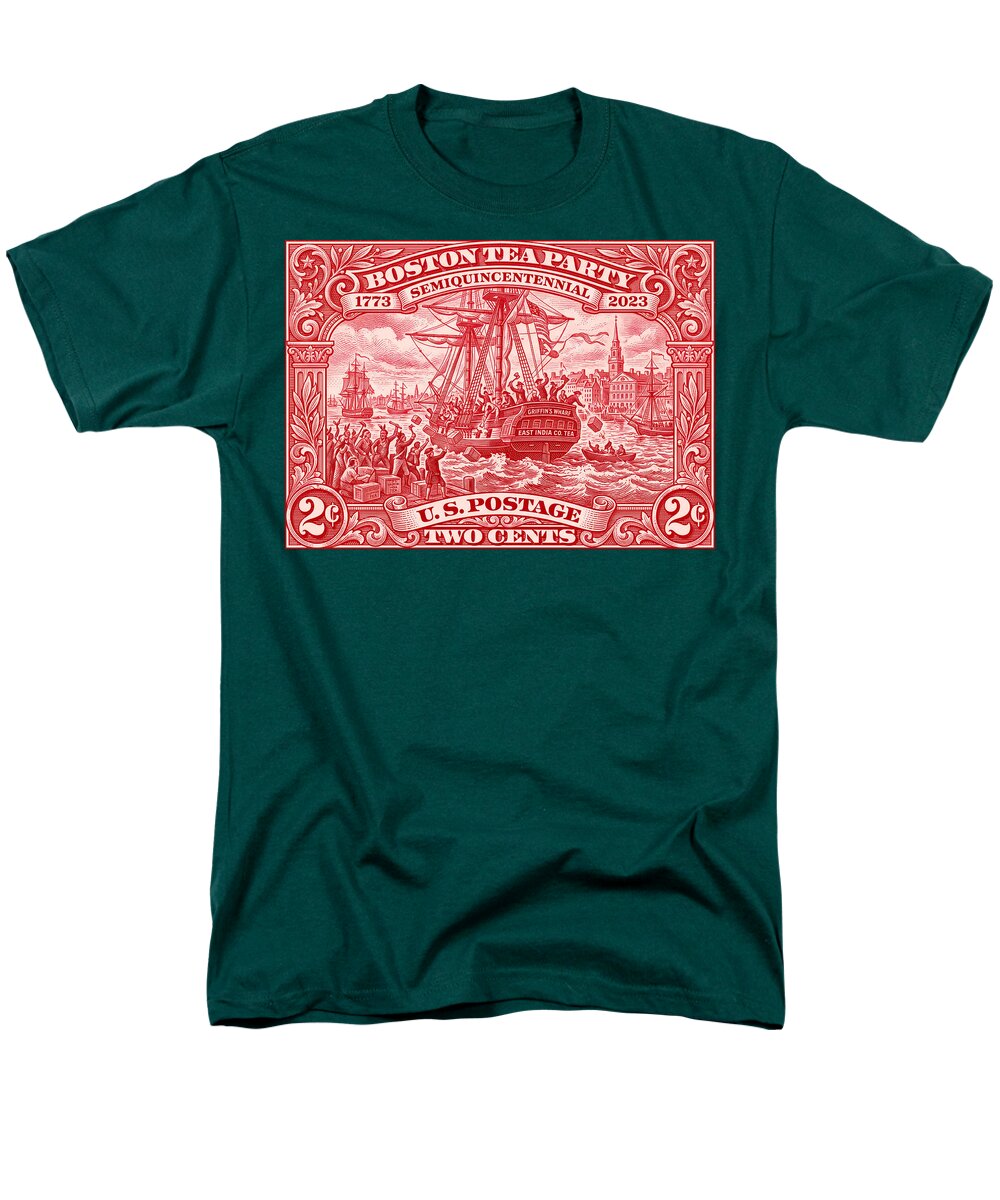 Boston Tea Party 2c 1 - Men's T-Shirt  (Regular Fit)