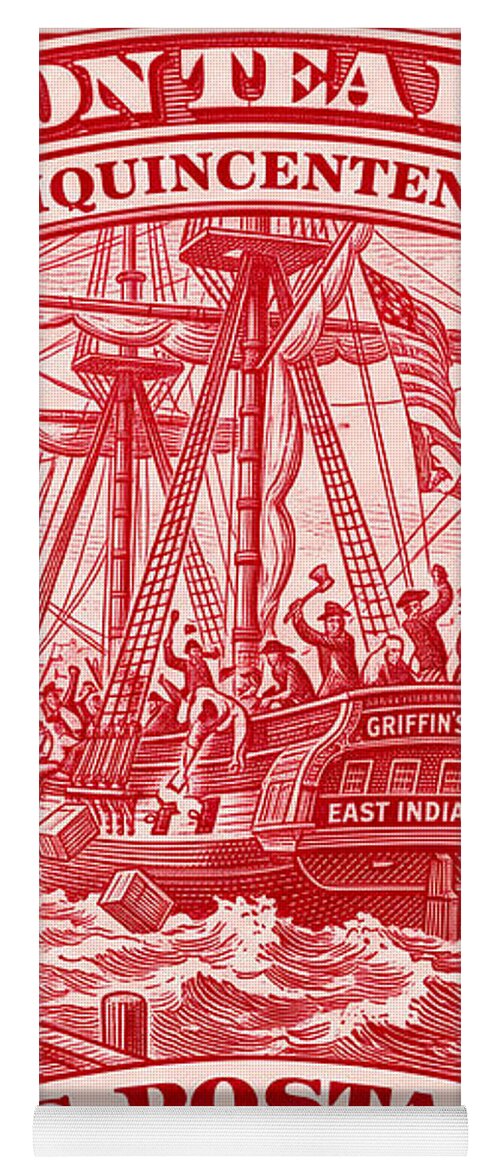 Boston Tea Party 2c 1 - Yoga Mat
