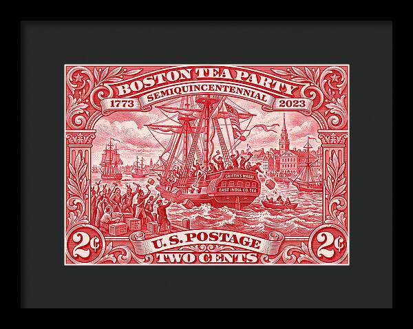 Boston Tea Party 2c 1 - Framed Print