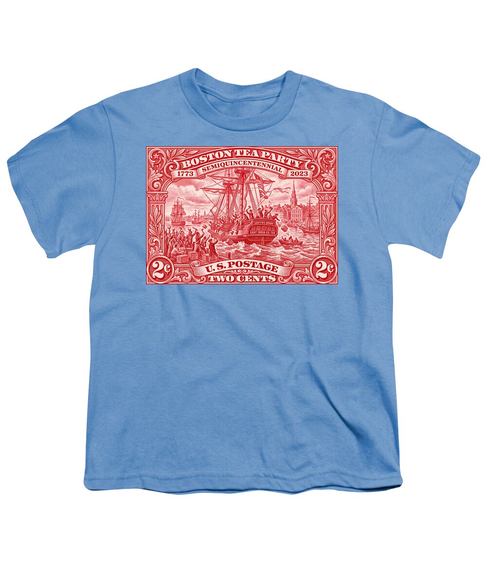 Boston Tea Party 2c 1 - Youth T-Shirt