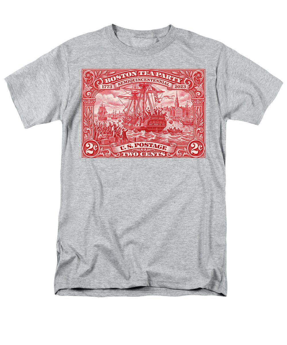 Boston Tea Party 2c 1 - Men's T-Shirt  (Regular Fit)