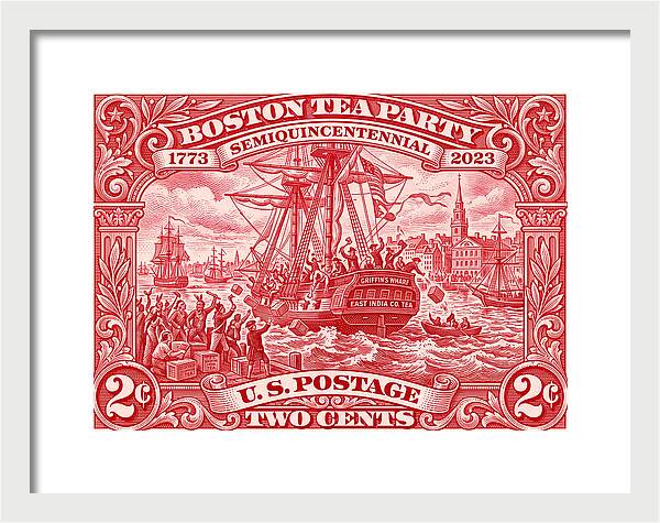 Boston Tea Party 2c 1 - Framed Print