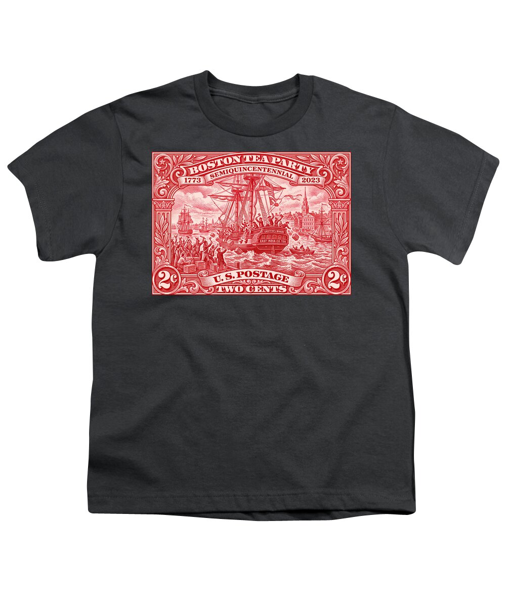 Boston Tea Party 2c 1 - Youth T-Shirt