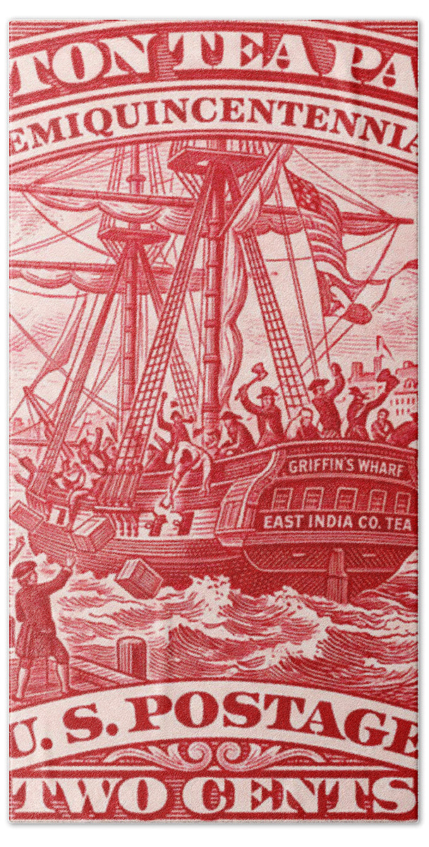 Boston Tea Party 2c 1 - Beach Towel