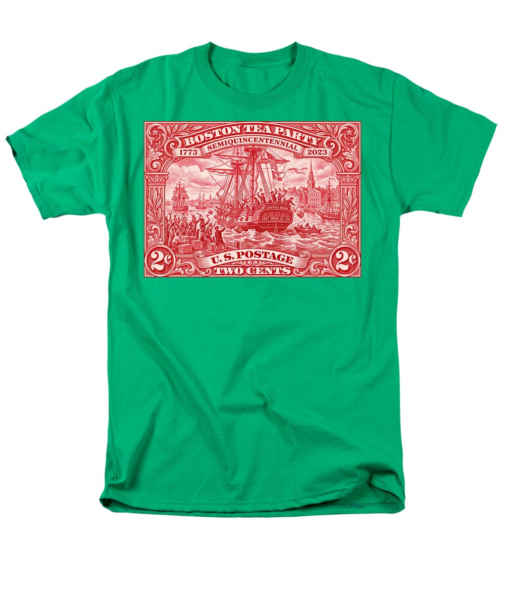 Boston Tea Party 2c 1 - Men's T-Shirt  (Regular Fit)
