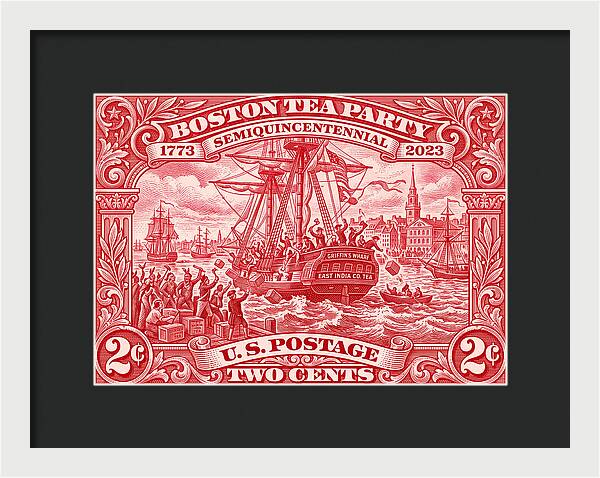 Boston Tea Party 2c 1 - Framed Print