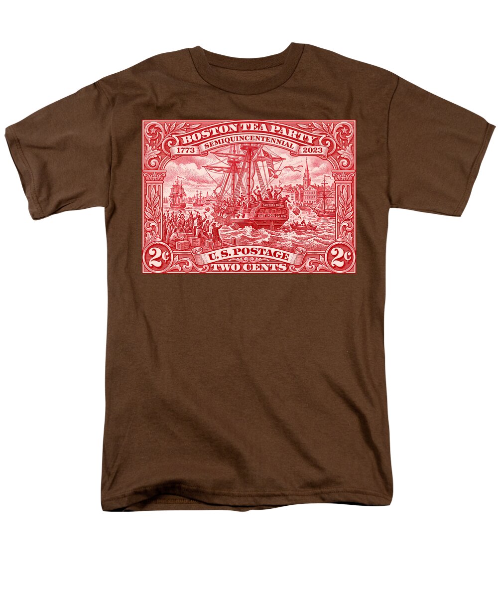 Boston Tea Party 2c 1 - Men's T-Shirt  (Regular Fit)