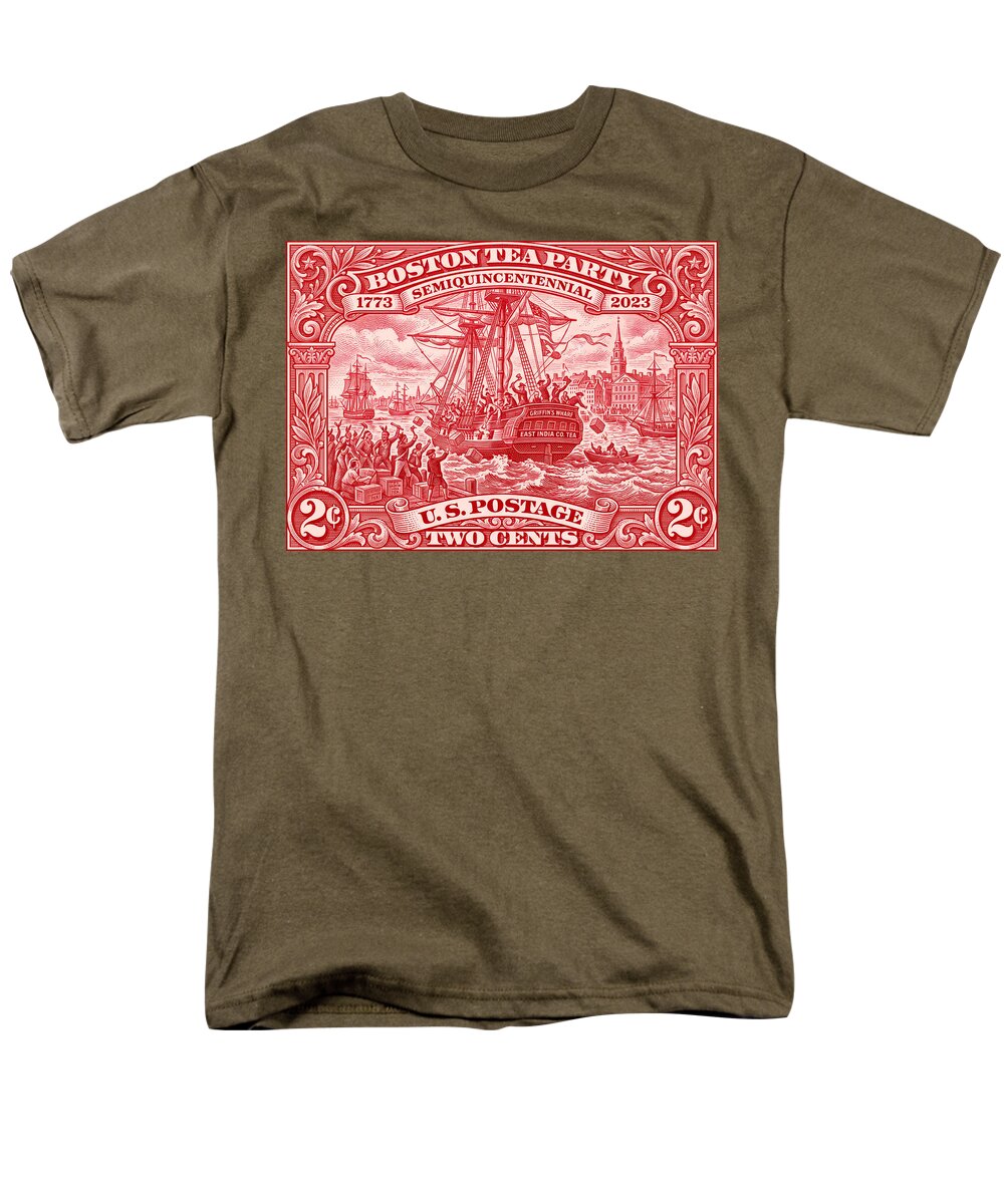 Boston Tea Party 2c 1 - Men's T-Shirt  (Regular Fit)