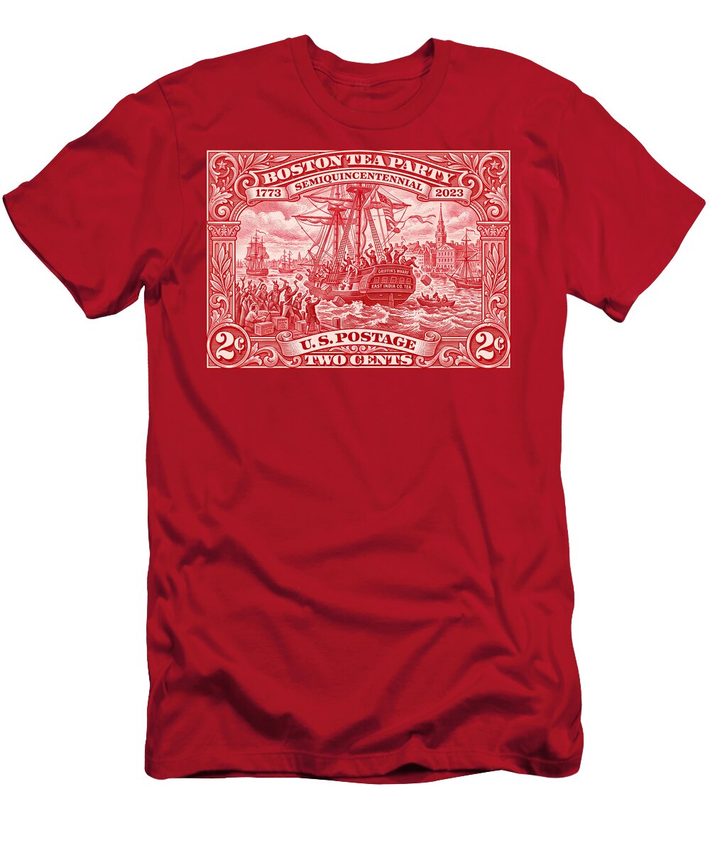 Boston Tea Party 2c 1 - T-Shirt