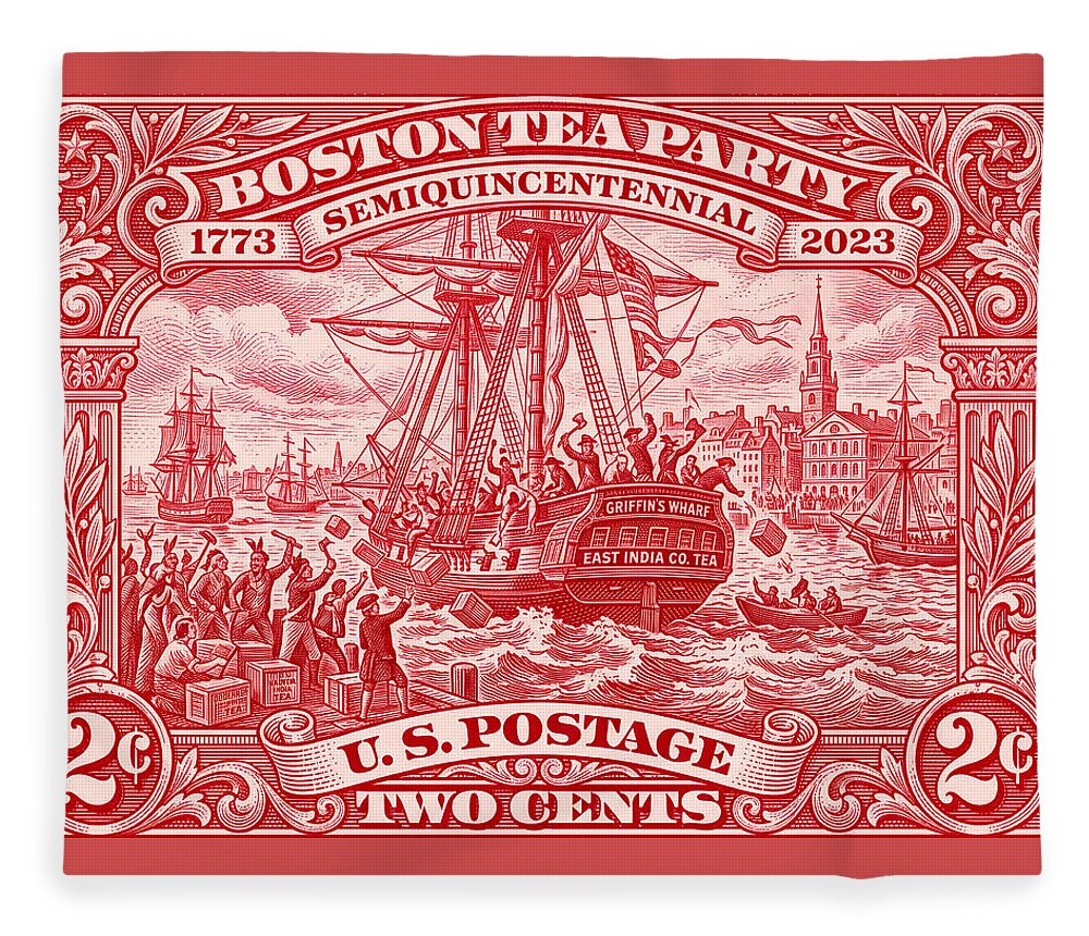 Boston Tea Party 2c 1 - Blanket