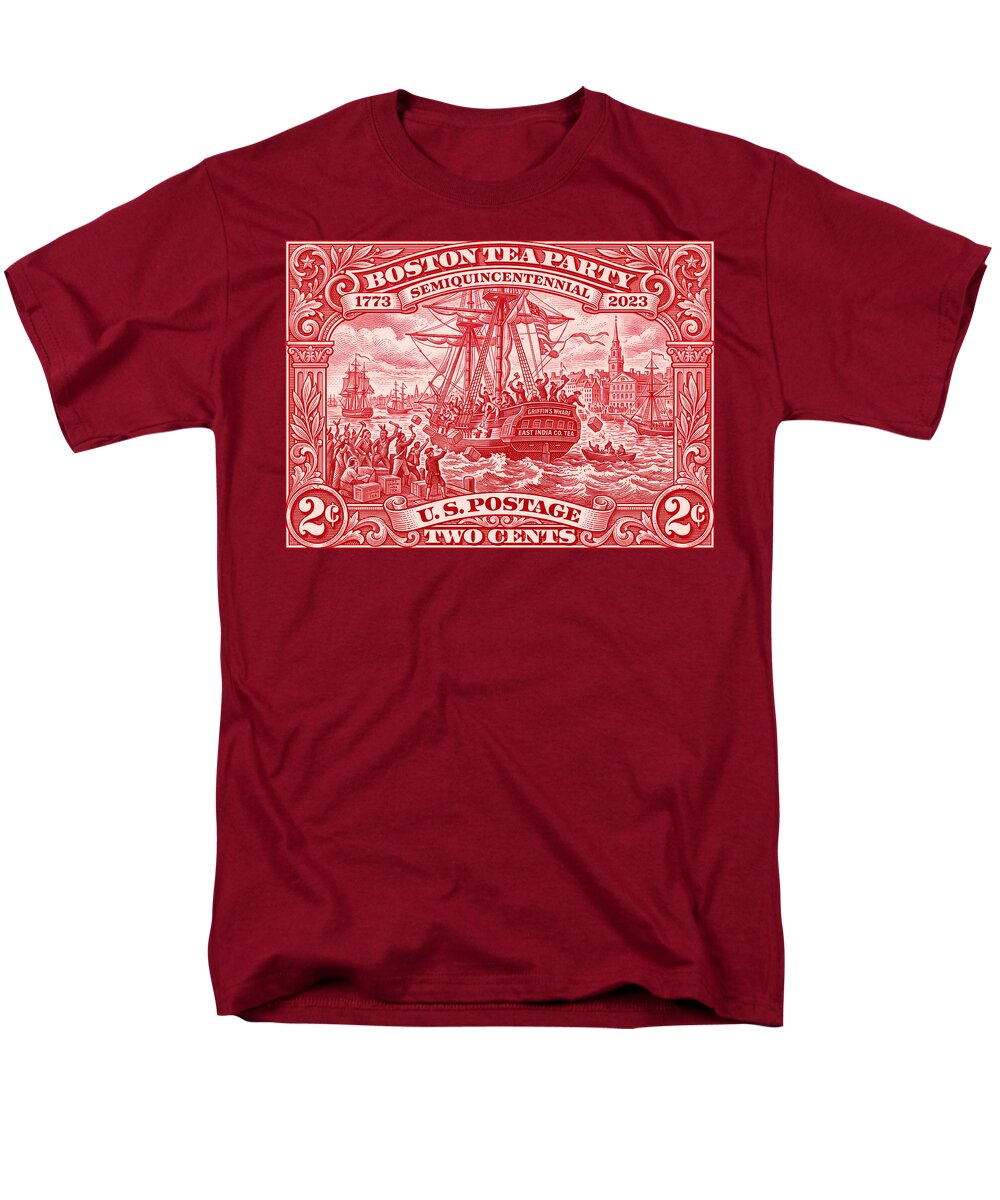 Boston Tea Party 2c 1 - Men's T-Shirt  (Regular Fit)
