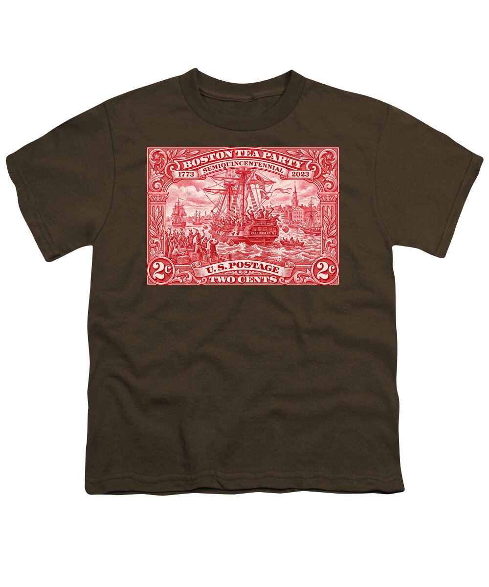 Boston Tea Party 2c 1 - Youth T-Shirt