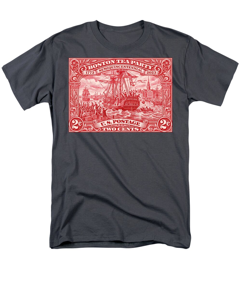 Boston Tea Party 2c 1 - Men's T-Shirt  (Regular Fit)