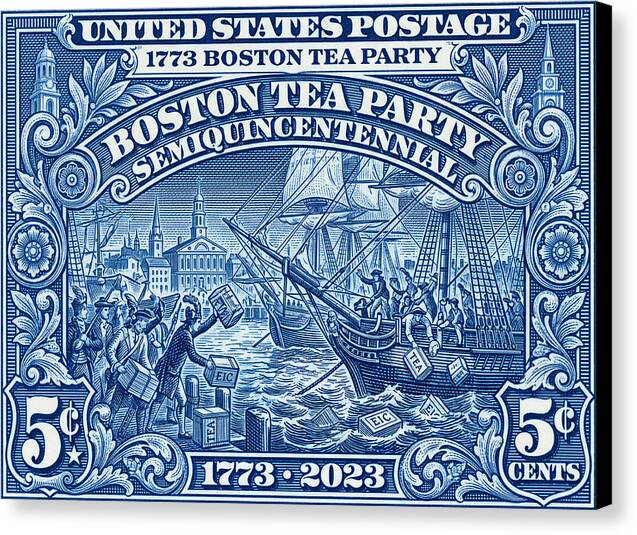 Boston Tea Party 5c 1 - Canvas Print