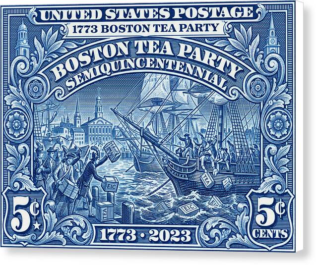 Boston Tea Party 5c 1 - Canvas Print