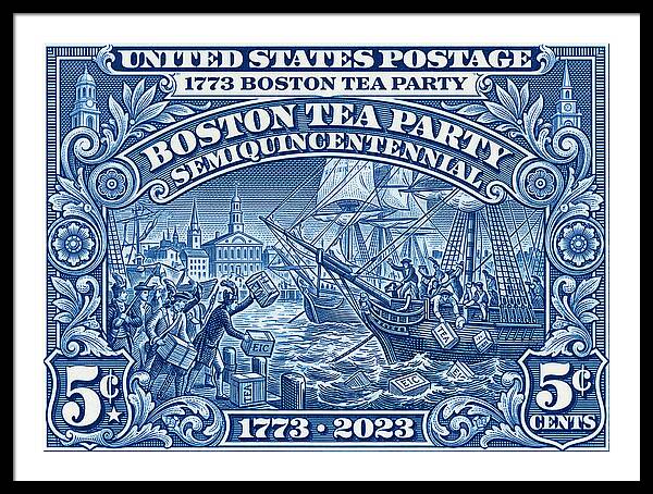 Boston Tea Party 5c 1 - Framed Print