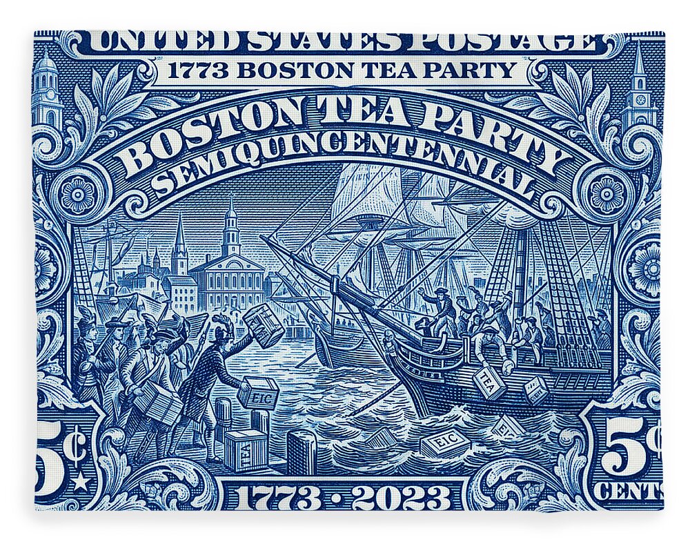 Boston Tea Party 5c 1 - Blanket