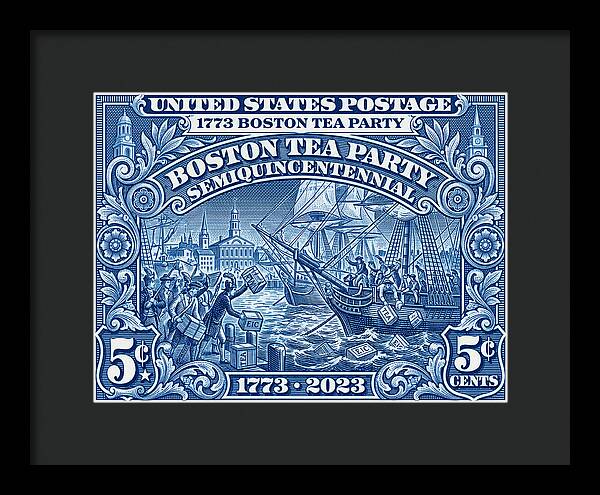 Boston Tea Party 5c 1 - Framed Print