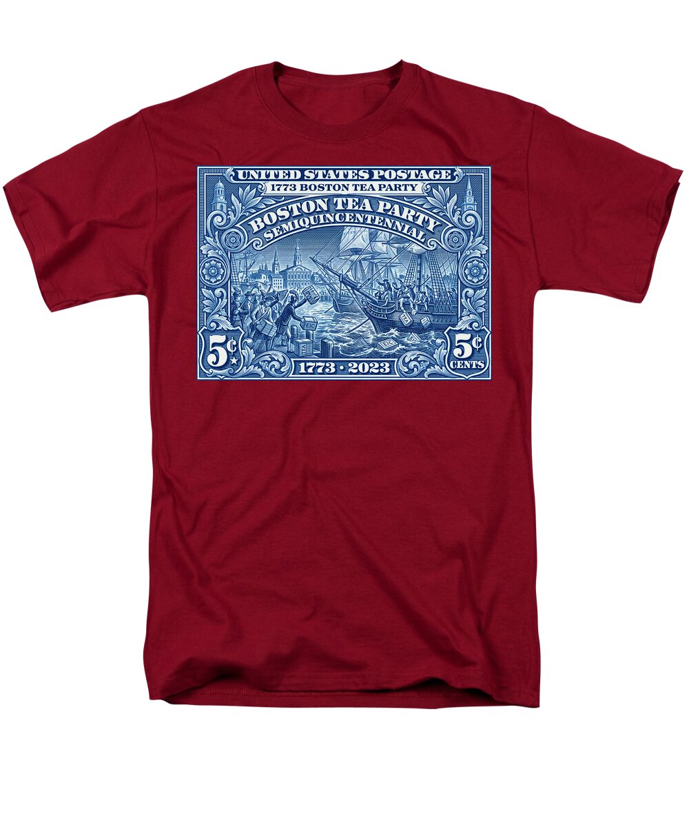 Boston Tea Party 5c 1 - Men's T-Shirt  (Regular Fit)