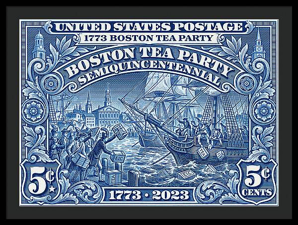 Boston Tea Party 5c 1 - Framed Print