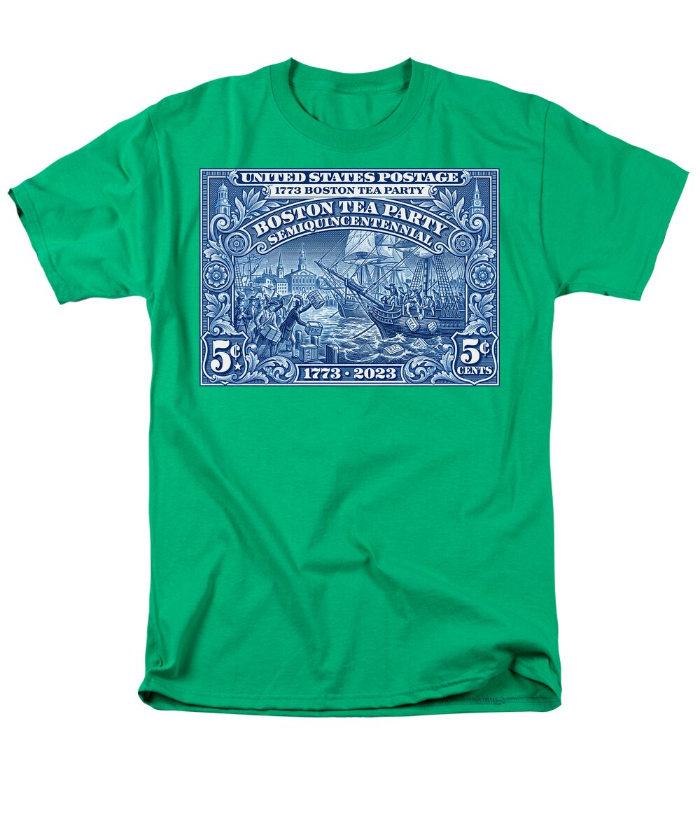 Boston Tea Party 5c 1 - Men's T-Shirt  (Regular Fit)