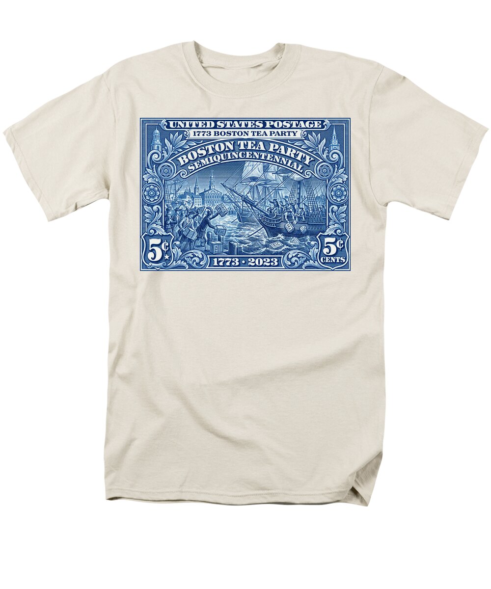 Boston Tea Party 5c 1 - Men's T-Shirt  (Regular Fit)