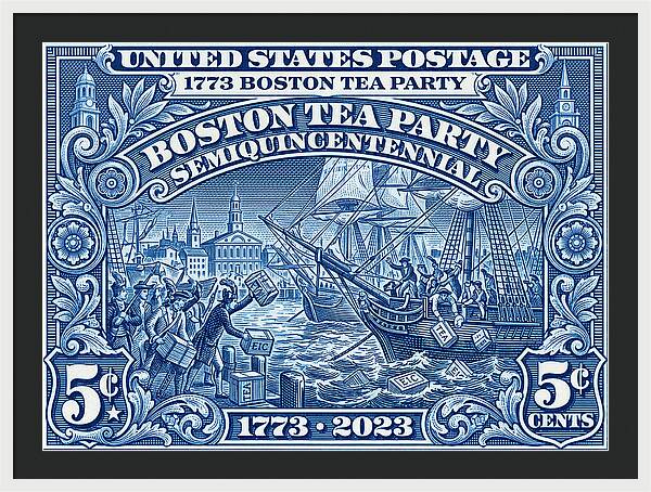 Boston Tea Party 5c 1 - Framed Print